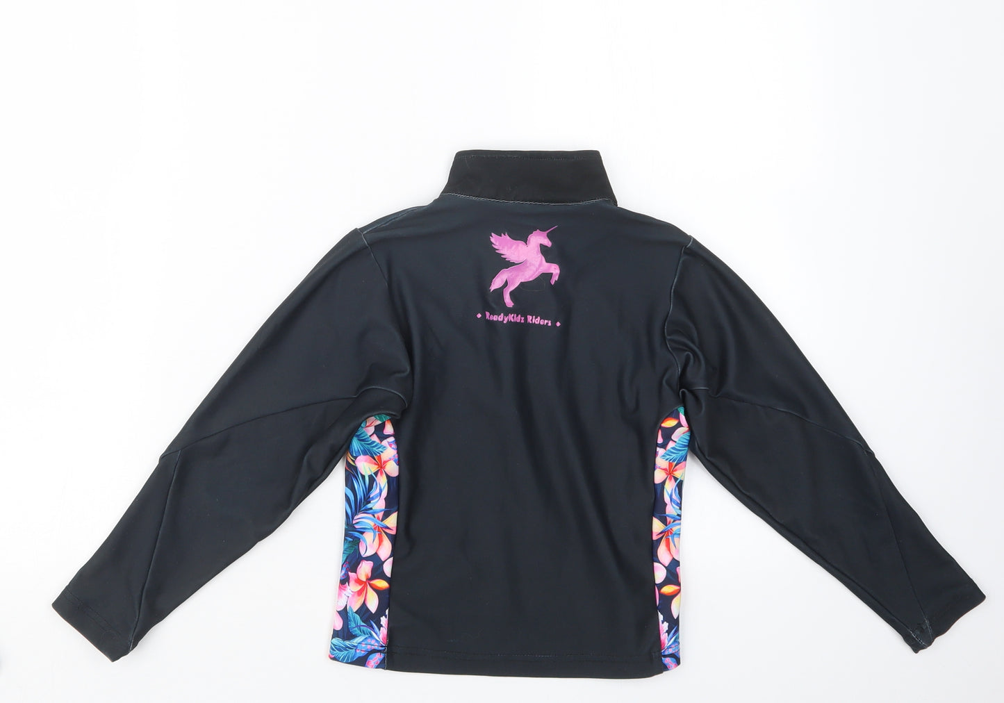 Preworn Girls Black   Jacket  Size 7 Years