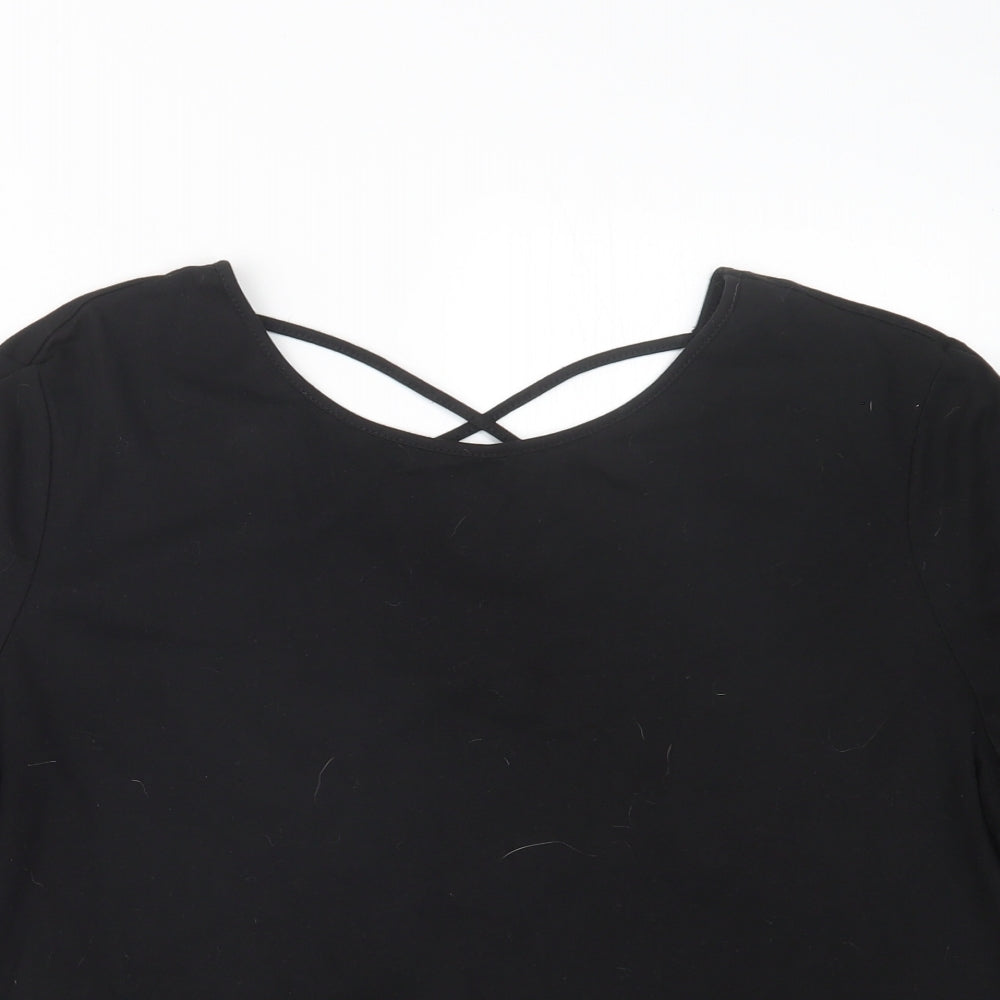 SheIn Womens Black   Basic T-Shirt Size XL