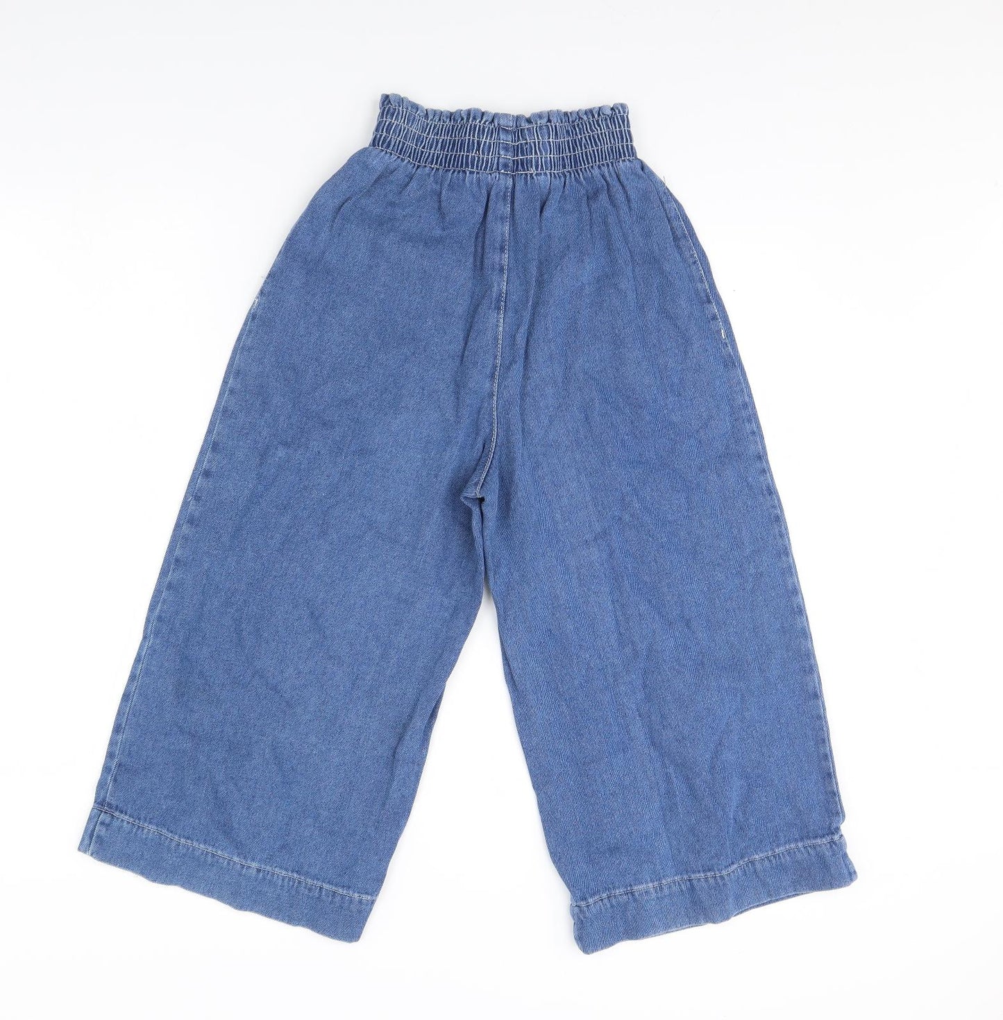 Bershka Womens Blue  Denim Cropped Jeans Size XS L21 in