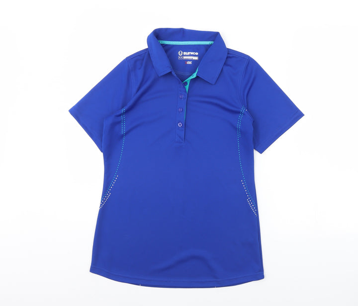 Sunice Womens Blue   Basic Polo Size M