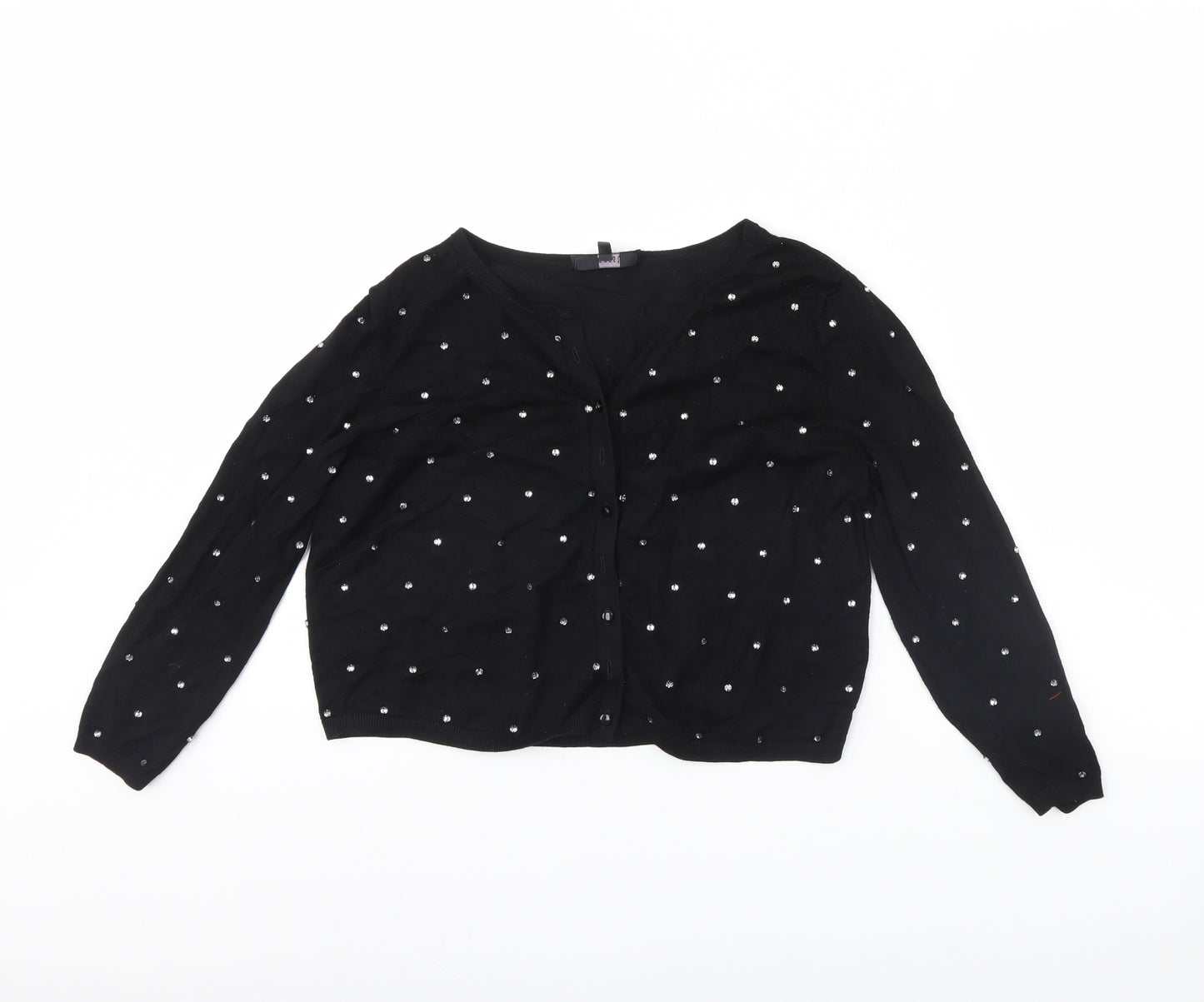 Coast Womens Black   Cardigan Jumper Size M