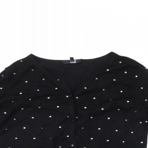 Coast Womens Black   Cardigan Jumper Size M