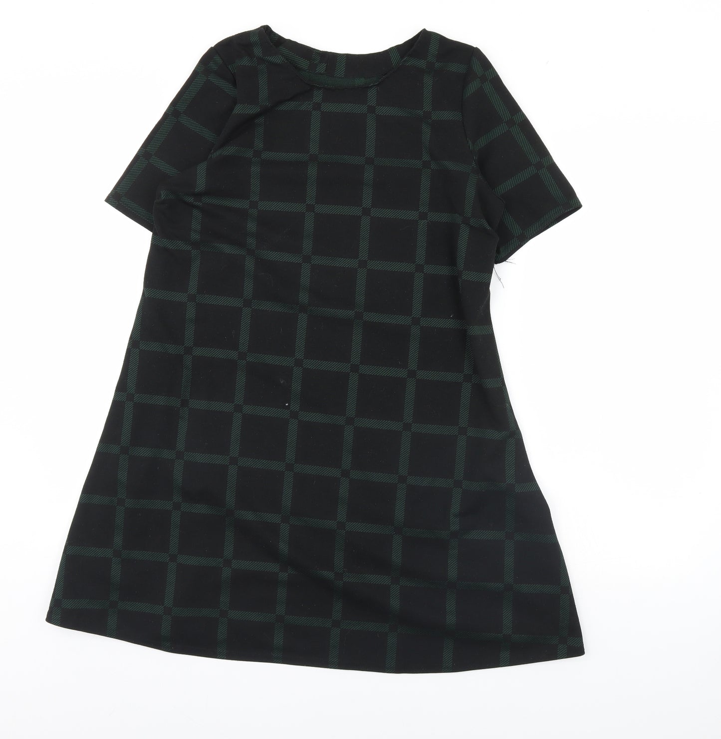 New Look Womens Black Check  Shift  Size 14