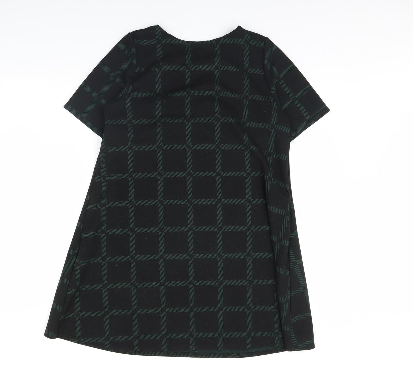 New Look Womens Black Check  Shift  Size 14