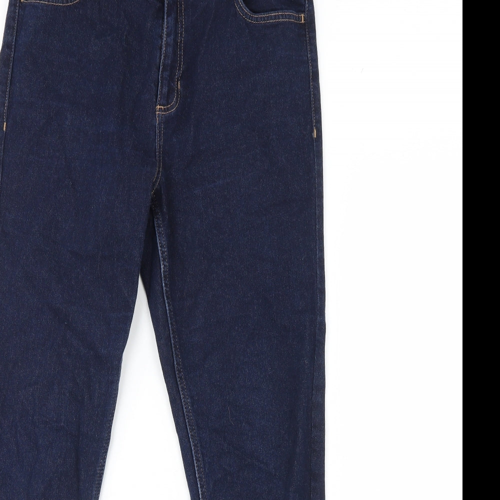 M&S Womens Blue  Denim Skinny Jeans Size 10 L29 in