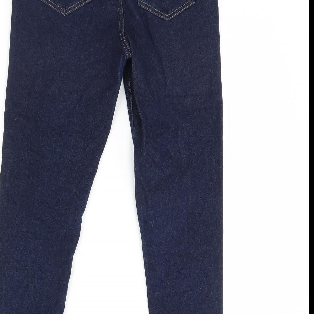 M&S Womens Blue  Denim Skinny Jeans Size 10 L29 in