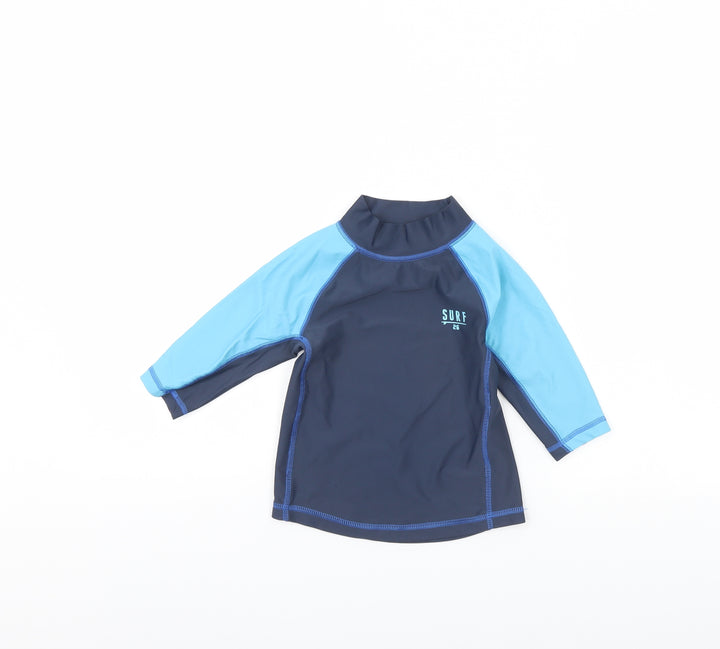 George Boys Blue Basic T-Shirt Size 4 Years