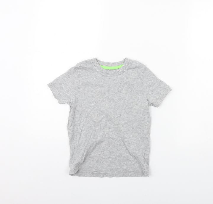 George Boys Grey   Basic T-Shirt Size 4 Years