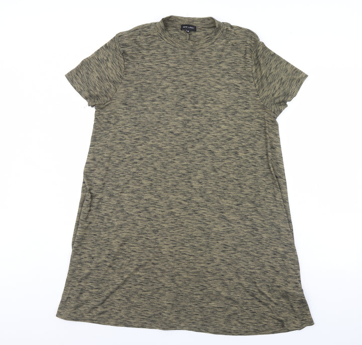 New Look Womens Green Herringbone Shift Size 16