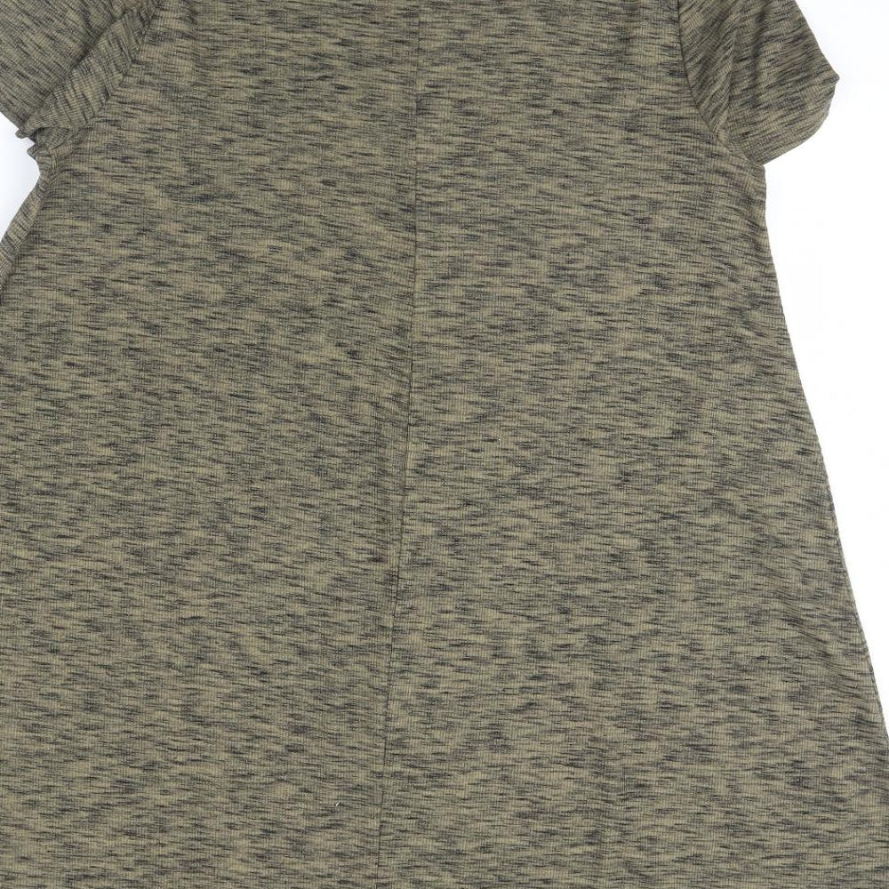 New Look Womens Green Herringbone  Shift  Size 16