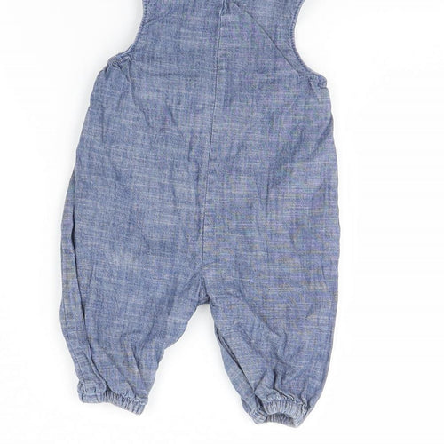 NEXT Baby Blue  Denim Dungaree One-Piece Size 0-3 Months