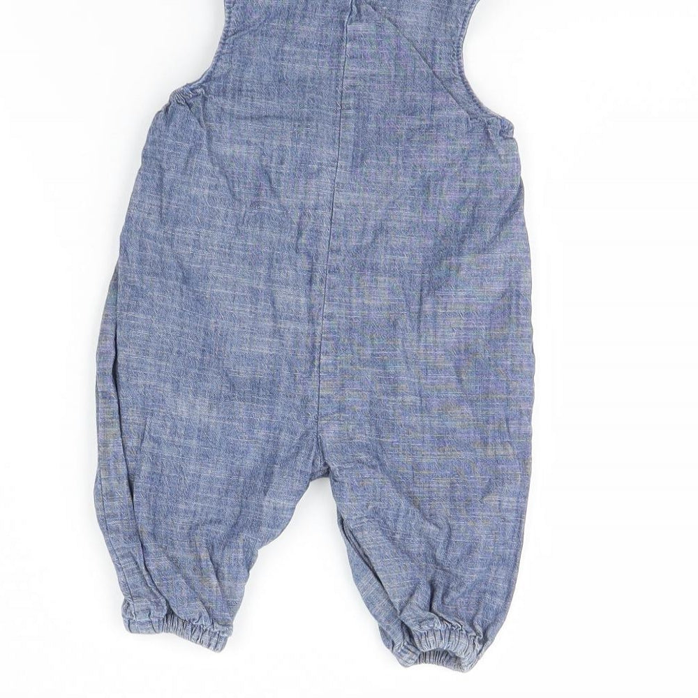 NEXT Baby Blue  Denim Dungaree One-Piece Size 0-3 Months