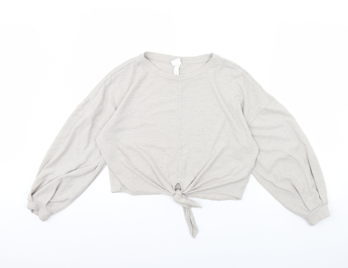 H&M Womens Grey   Pullover Jumper Size S