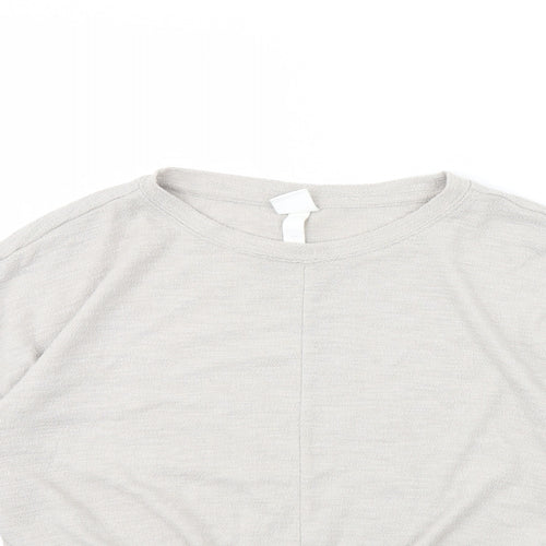 H&M Womens Grey   Pullover Jumper Size S