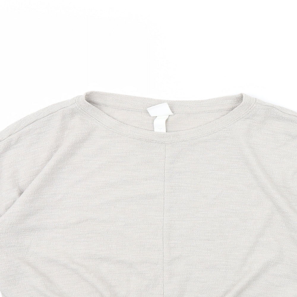 H&M Womens Grey   Pullover Jumper Size S