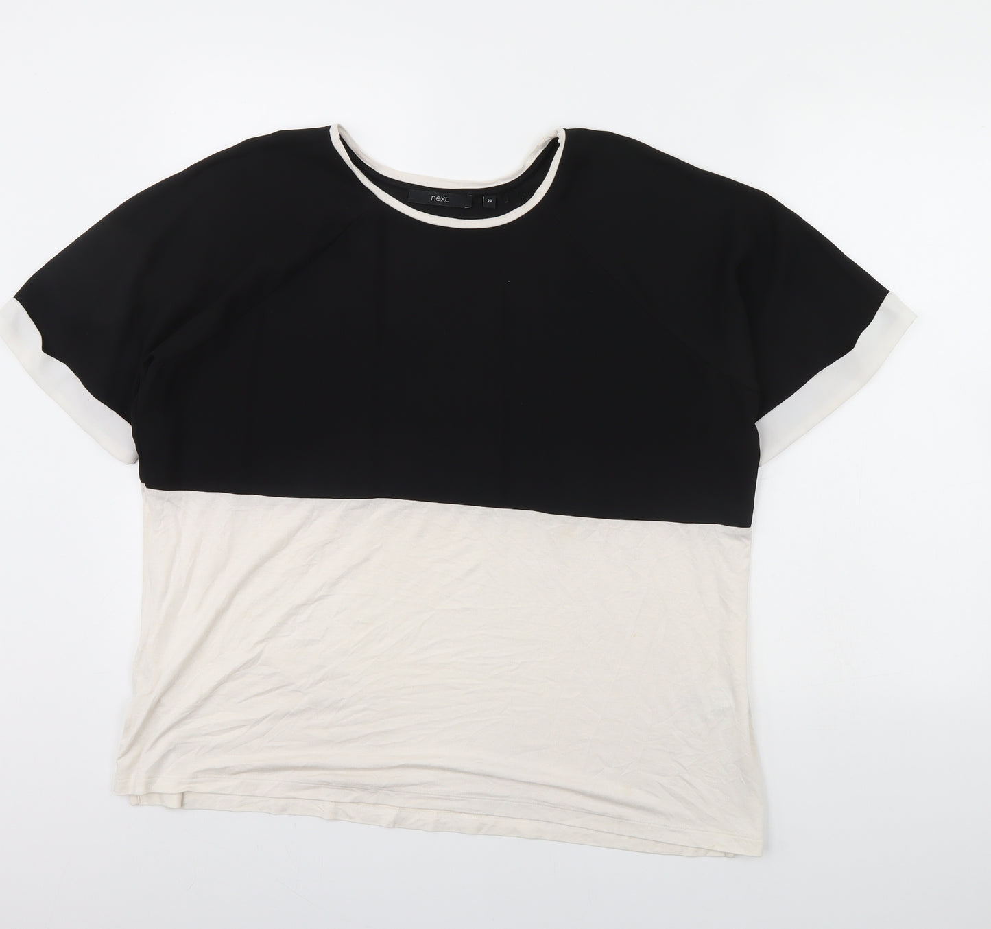 NEXT Womens Black   Basic Blouse Size 20