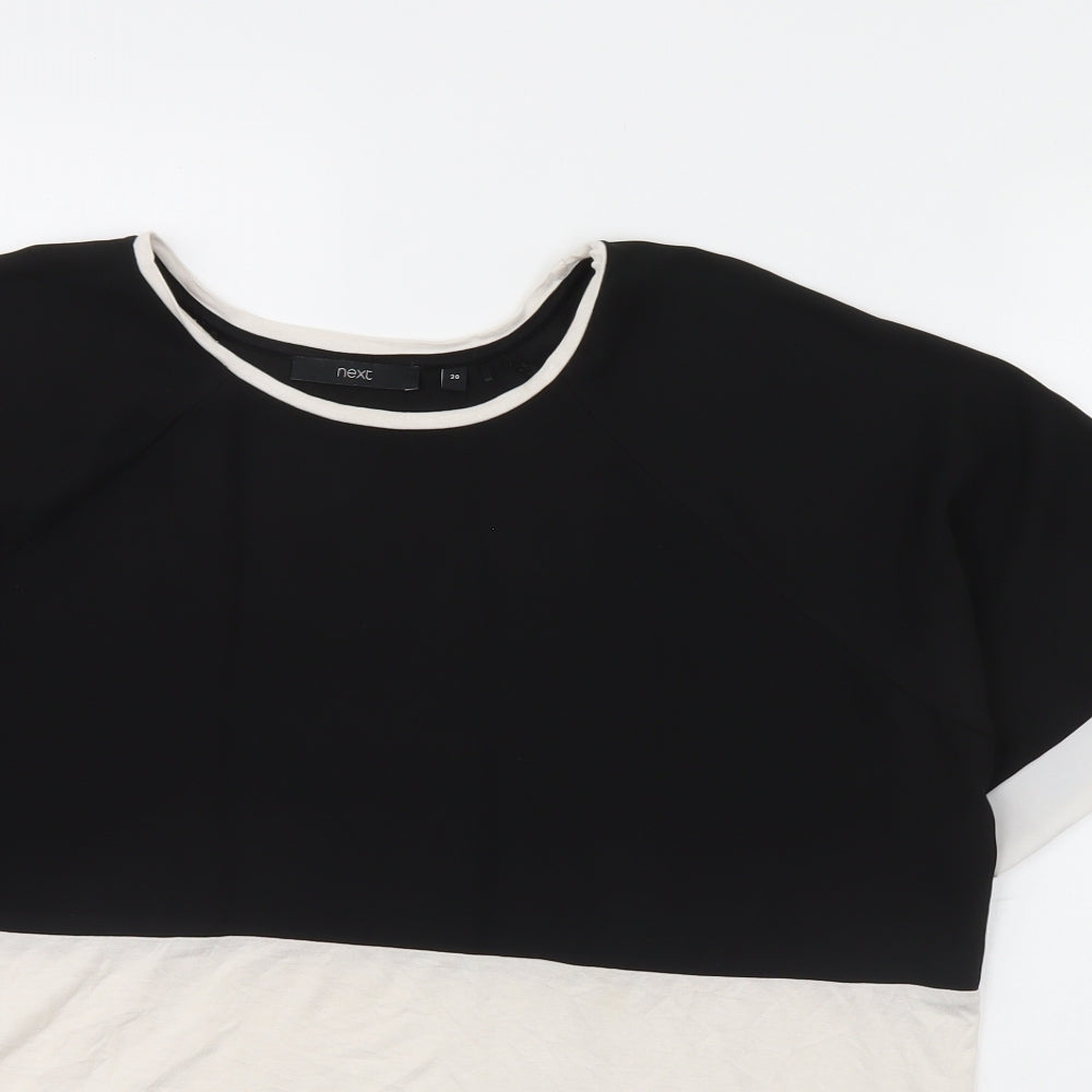NEXT Womens Black   Basic Blouse Size 20