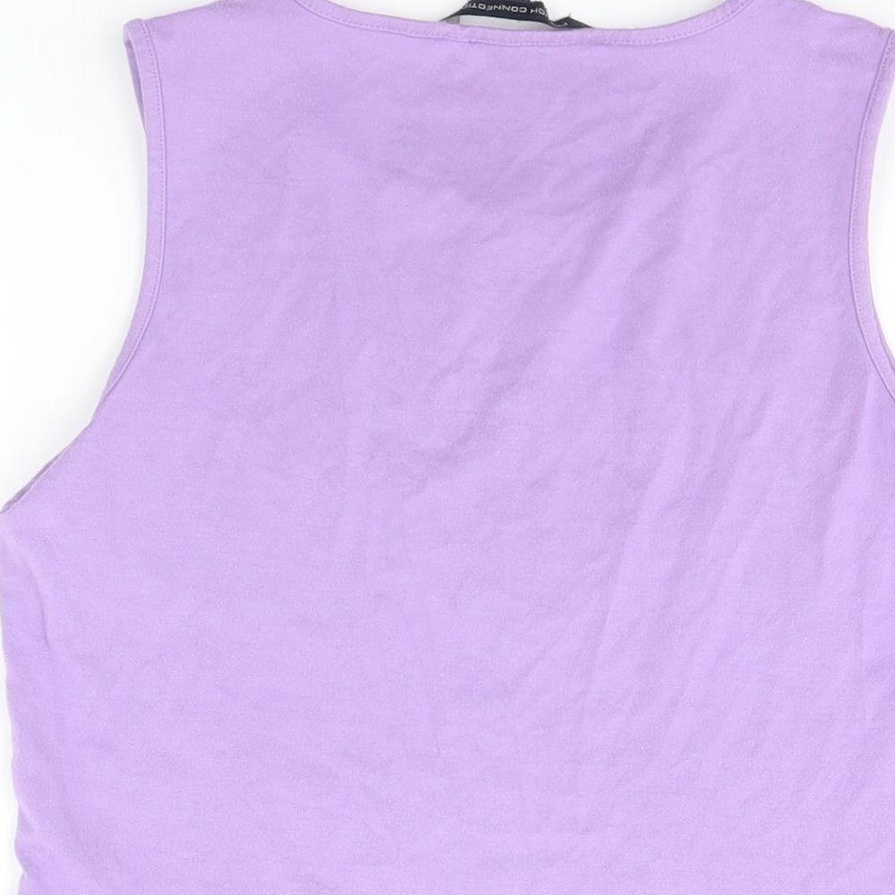 French Connection Womens Purple   Basic Tank Size M