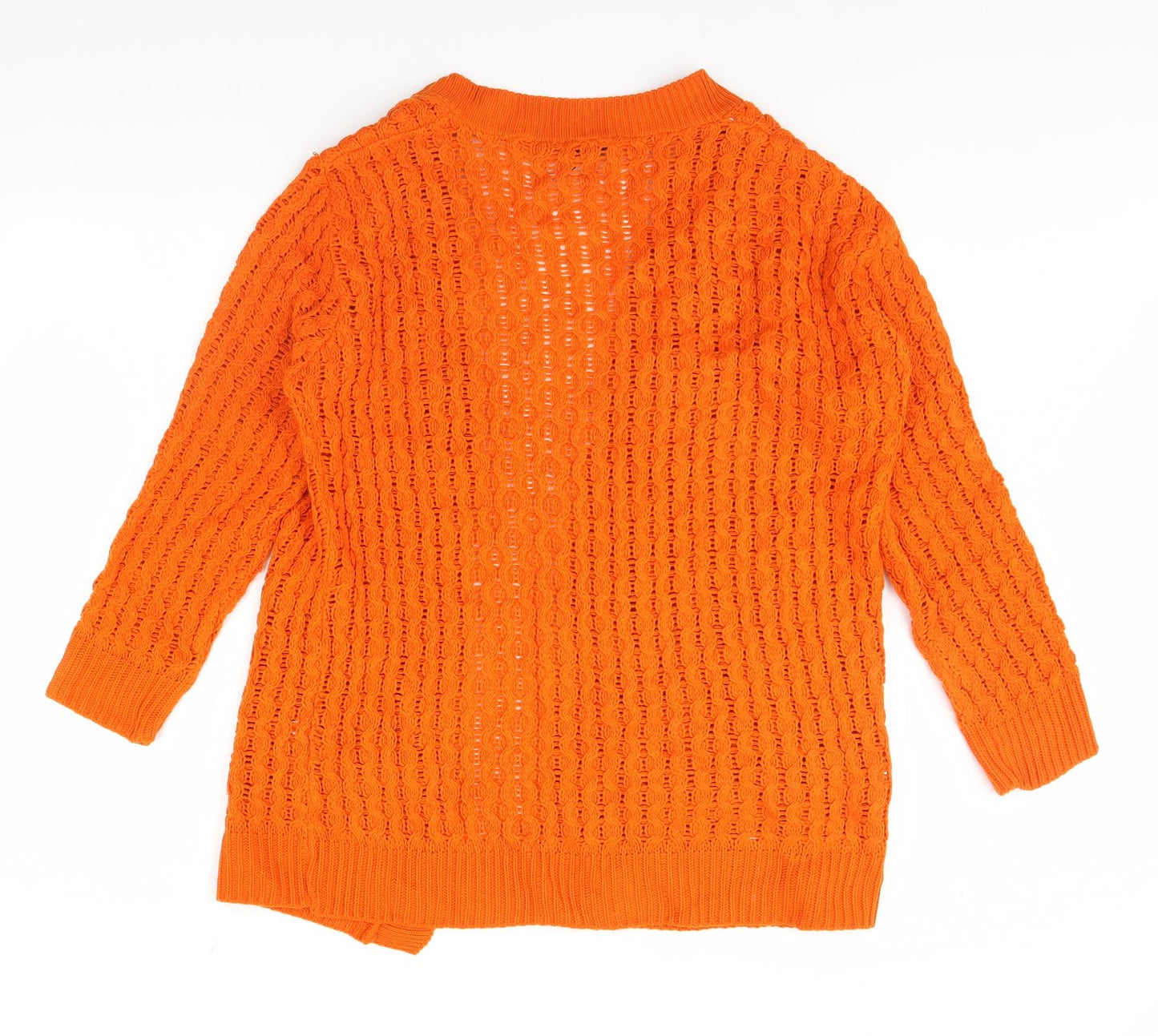 Boohoo Womens Orange   Cardigan Jumper Size 20