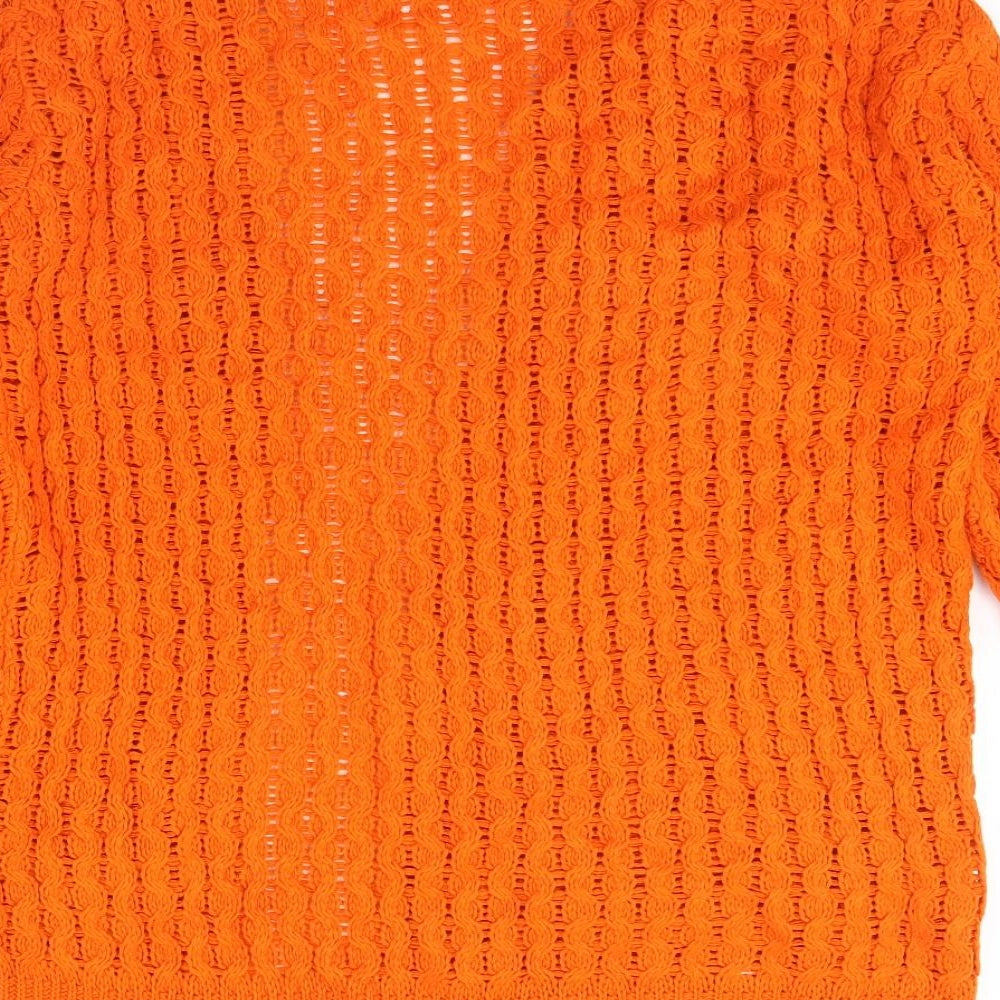Boohoo Womens Orange   Cardigan Jumper Size 20