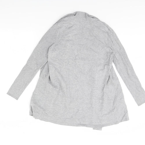 BM Womens Grey   Cardigan Jumper Size M