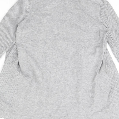 BM Womens Grey   Cardigan Jumper Size M