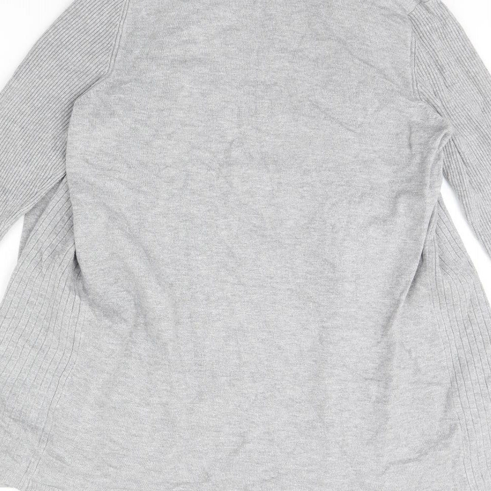 BM Womens Grey   Cardigan Jumper Size M