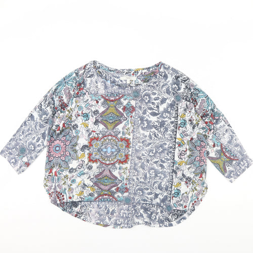 NEXT Womens Multicoloured Fair Isle  Basic Blouse Size 14