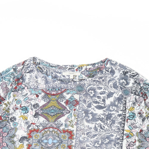 NEXT Womens Multicoloured Fair Isle  Basic Blouse Size 14