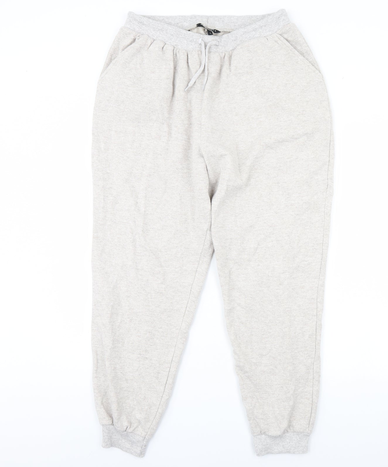 Peacocks Mens Ivory   Jogger Trousers Size L L30 in