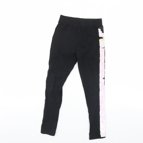 I Love Girls Wear Girls Black   Capri Trousers Size 8 Years