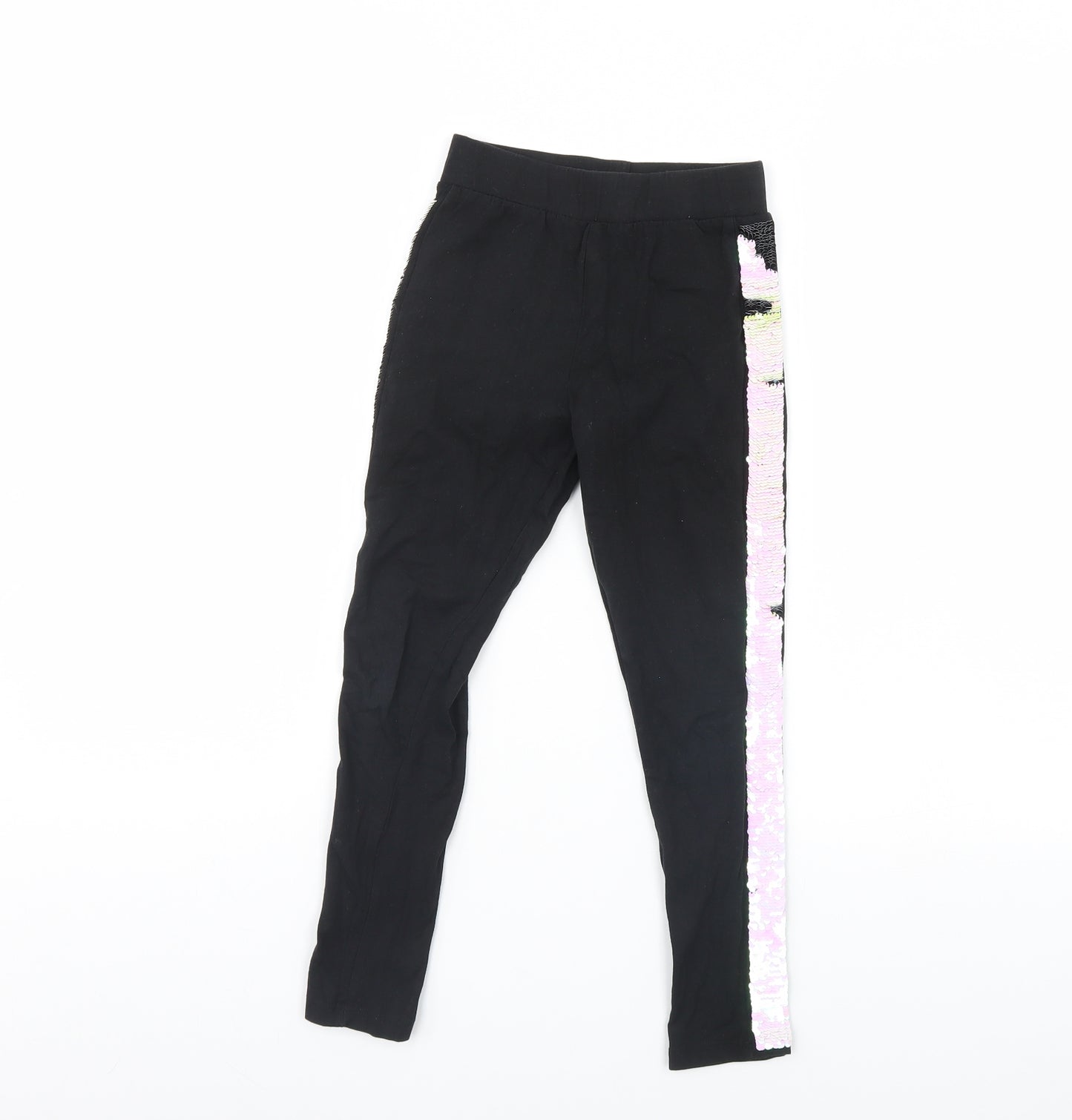 I Love Girls Wear Girls Black   Capri Trousers Size 8 Years