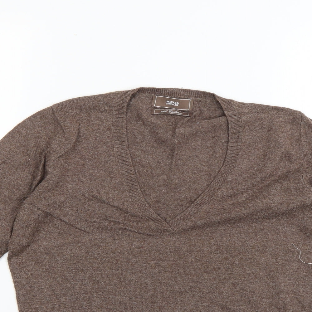 Marks and Spencer Womens Brown   Pullover Jumper Size 8