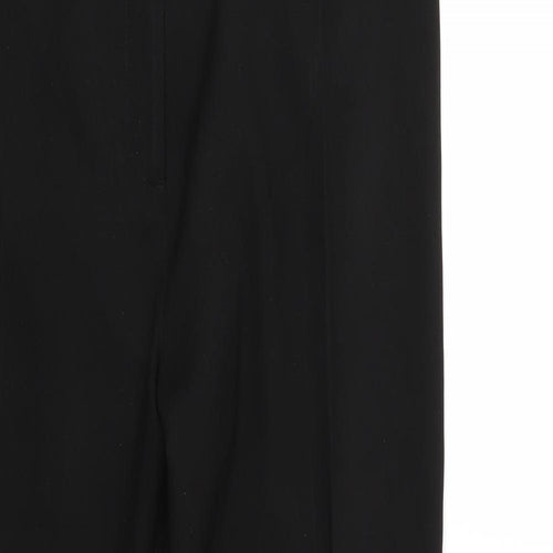 Papaya Womens Black   Trousers  Size 14 L26 in