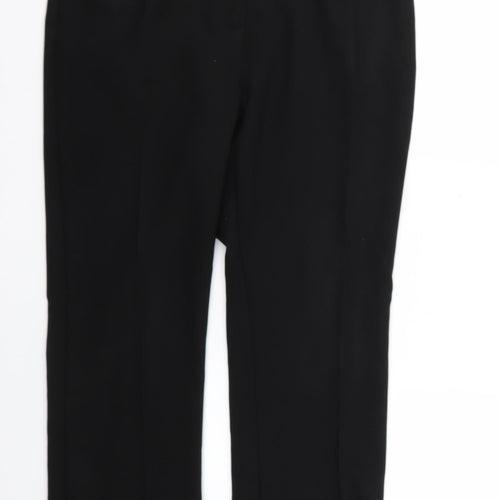 Papaya Womens Black   Trousers  Size 14 L26 in