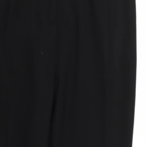 Papaya Womens Black   Trousers  Size 14 L26 in