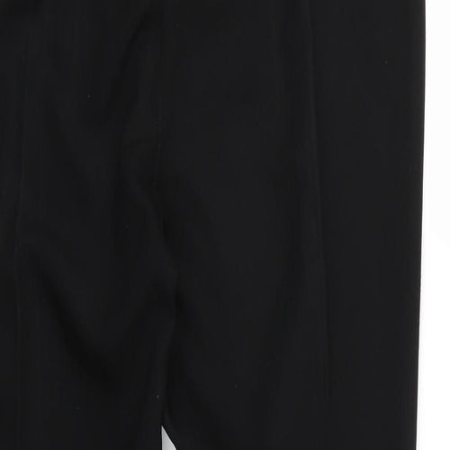 Papaya Womens Black   Trousers  Size 14 L26 in