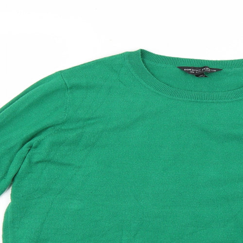 Dorothy Perkins Womens Green   Pullover Jumper Size 10