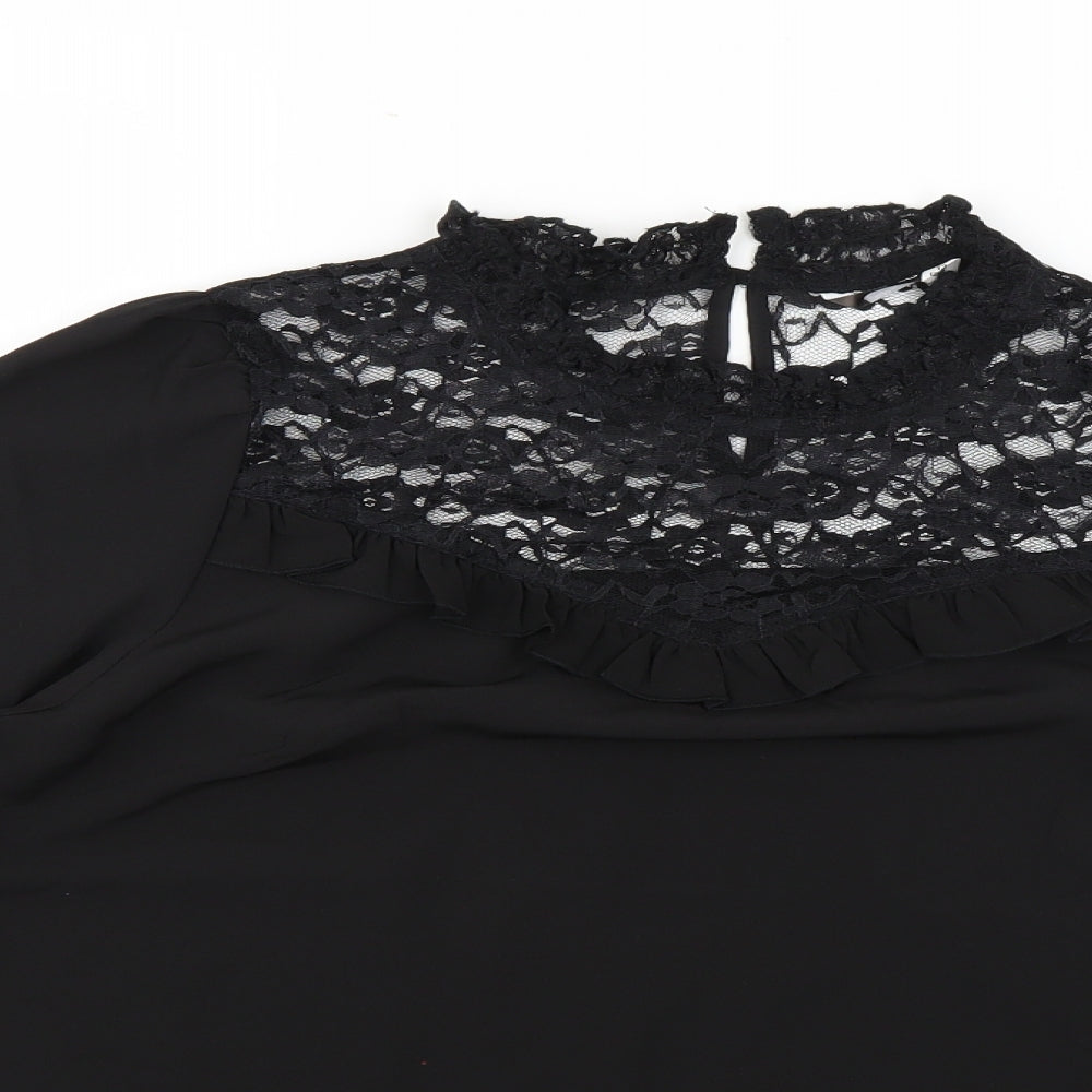 pep&co Womens Black   Basic Blouse Size 12