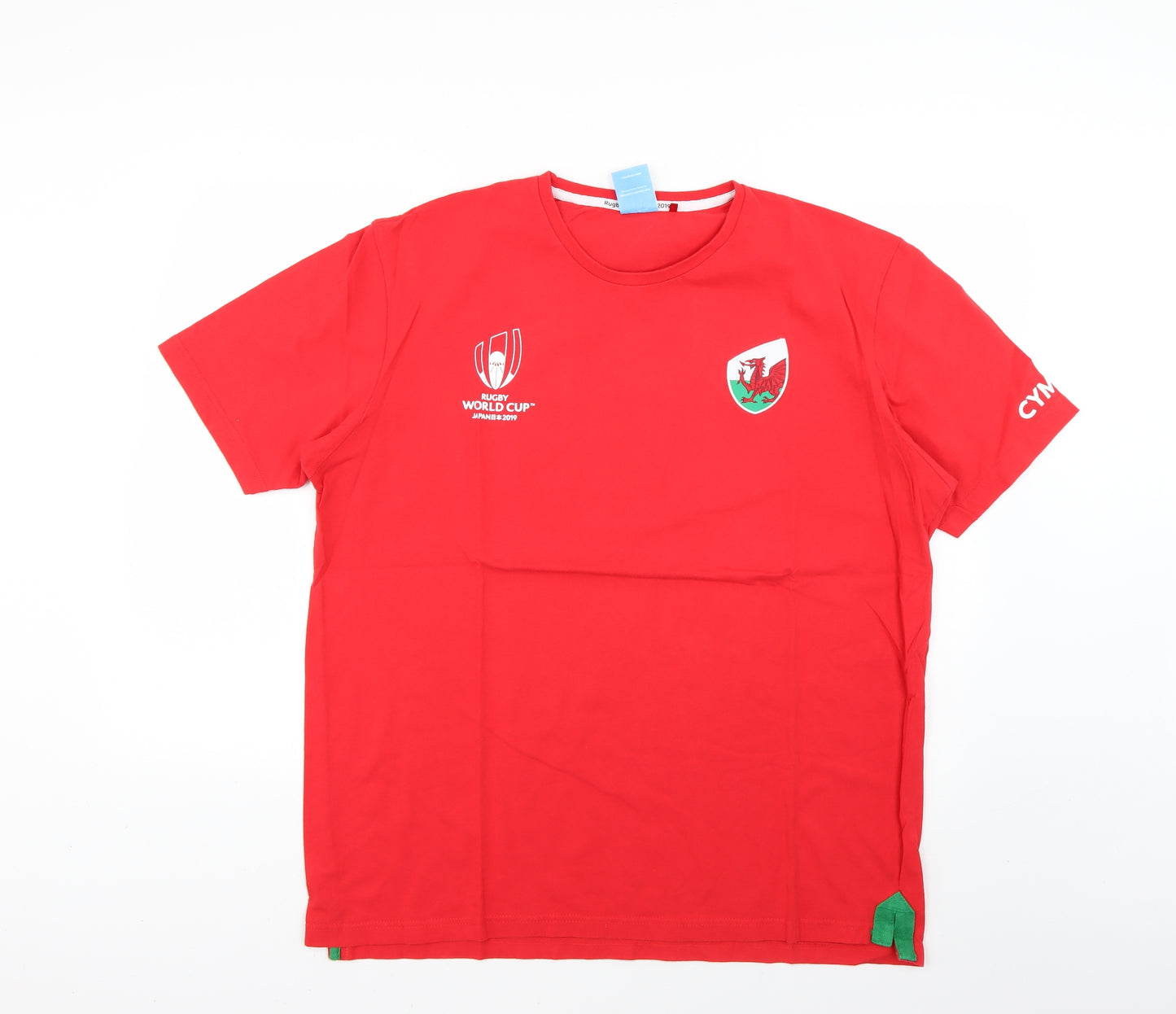 rugby world cup Mens Red    T-Shirt Size XL