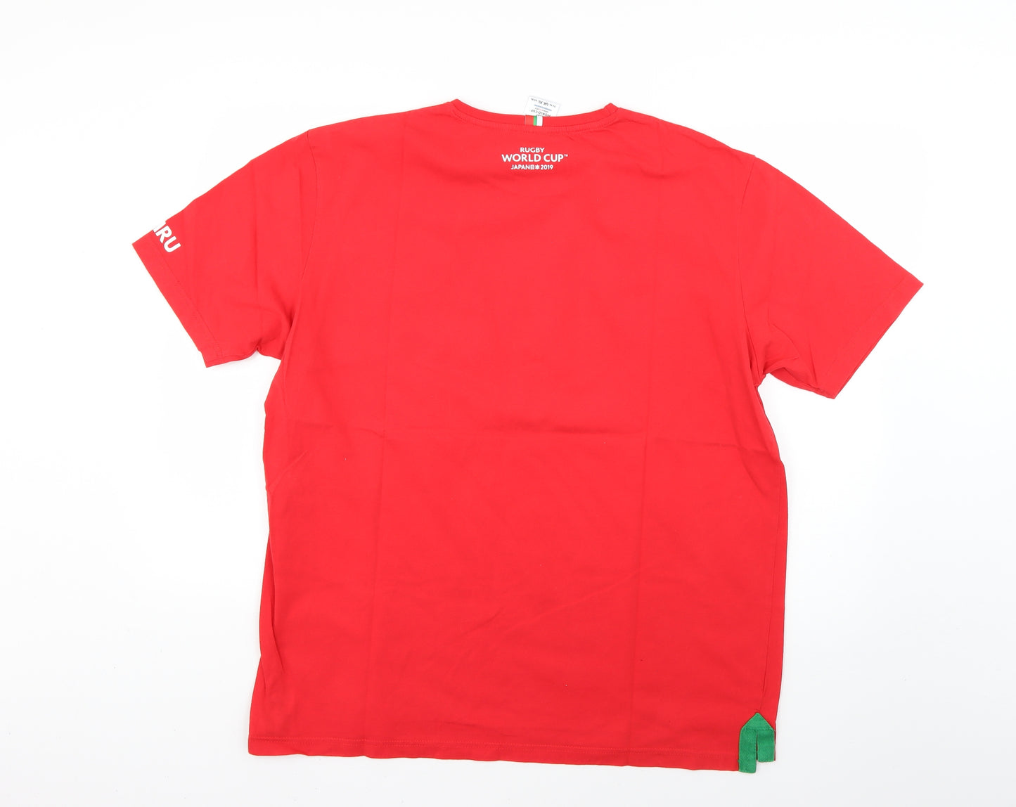 rugby world cup Mens Red    T-Shirt Size XL