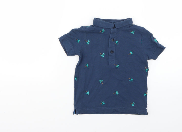 TU Baby Blue   Basic Polo Size 12-18 Months