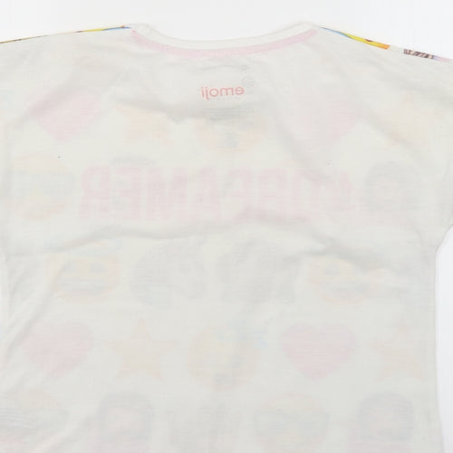 character.com Girls Multicoloured Geometric  Basic T-Shirt Size 11-12 Years