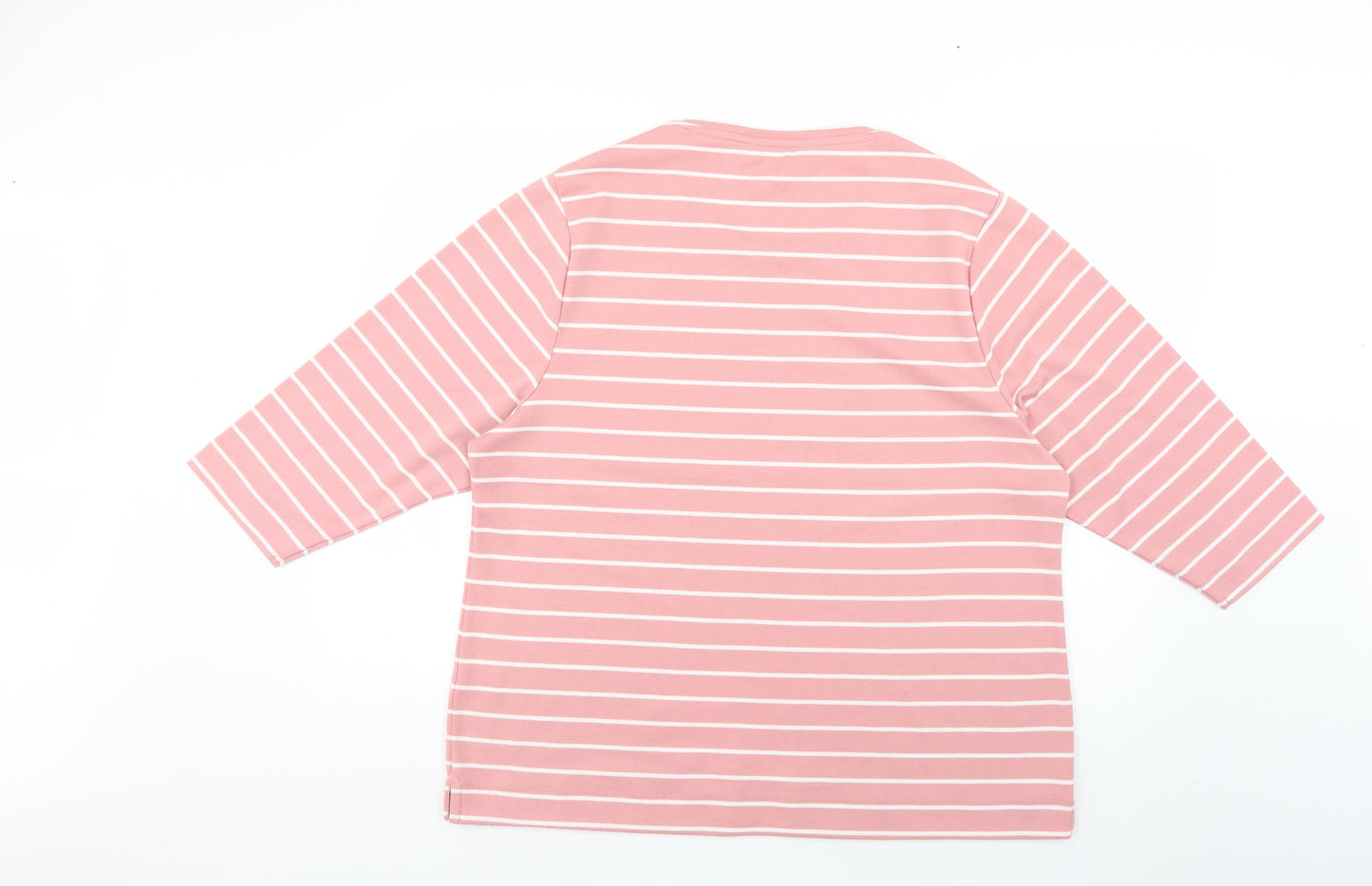 penny plain Womens Pink Striped  Pullover Jumper Size 22