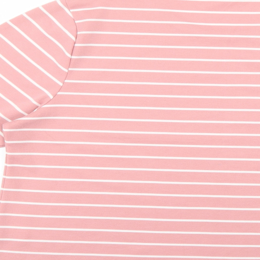 penny plain Womens Pink Striped  Pullover Jumper Size 22