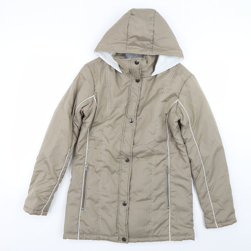 anne de lacays Womens Beige   Rain Coat Coat Size S