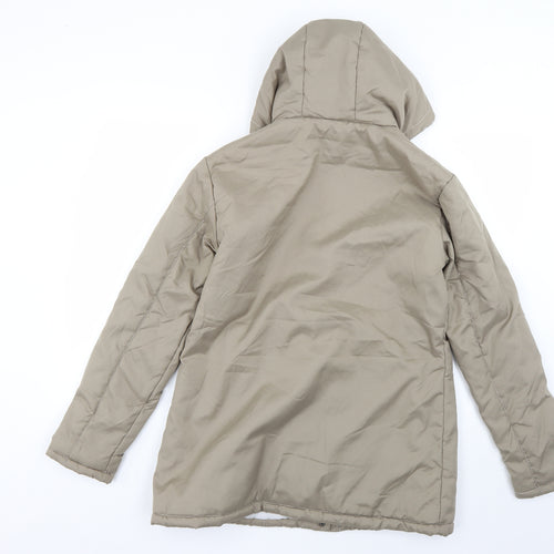 anne de lacays Womens Beige   Rain Coat Coat Size S