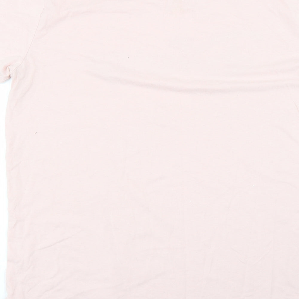love to lounge Womens Pink Solid  Top Pyjama Top Size 12
