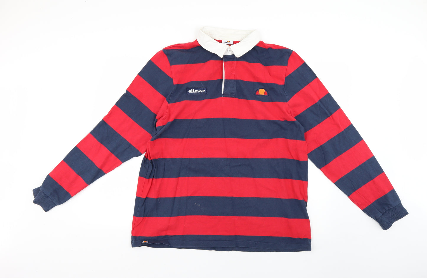 ellesse Mens Multicoloured Striped   Polo Size 2XL