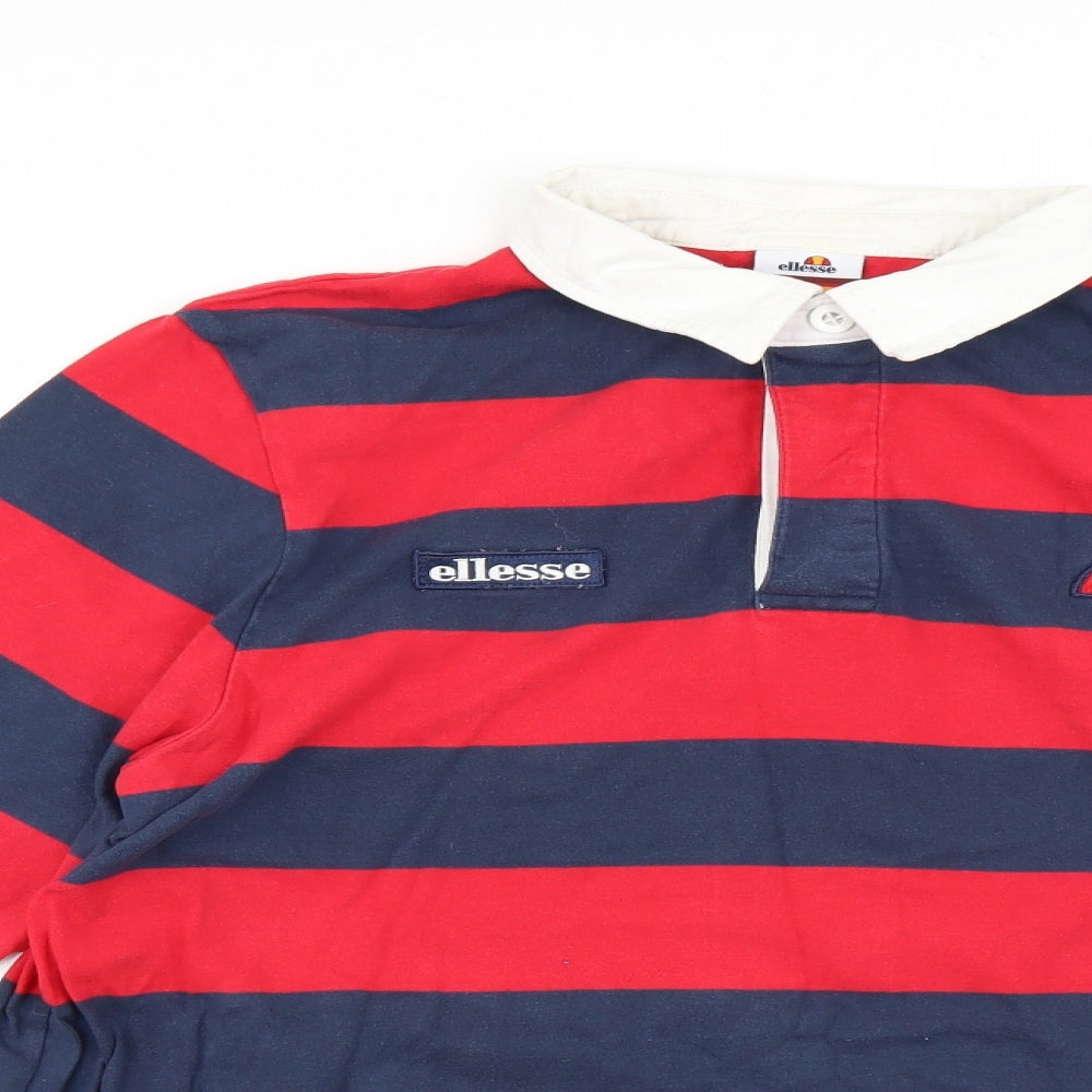 ellesse Mens Multicoloured Striped   Polo Size 2XL